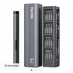 Fanttik E1 MAX 3.7V Mini Electric Screwdriver 50-in-1
Magnetic Bits 5/32"'Hex Ma